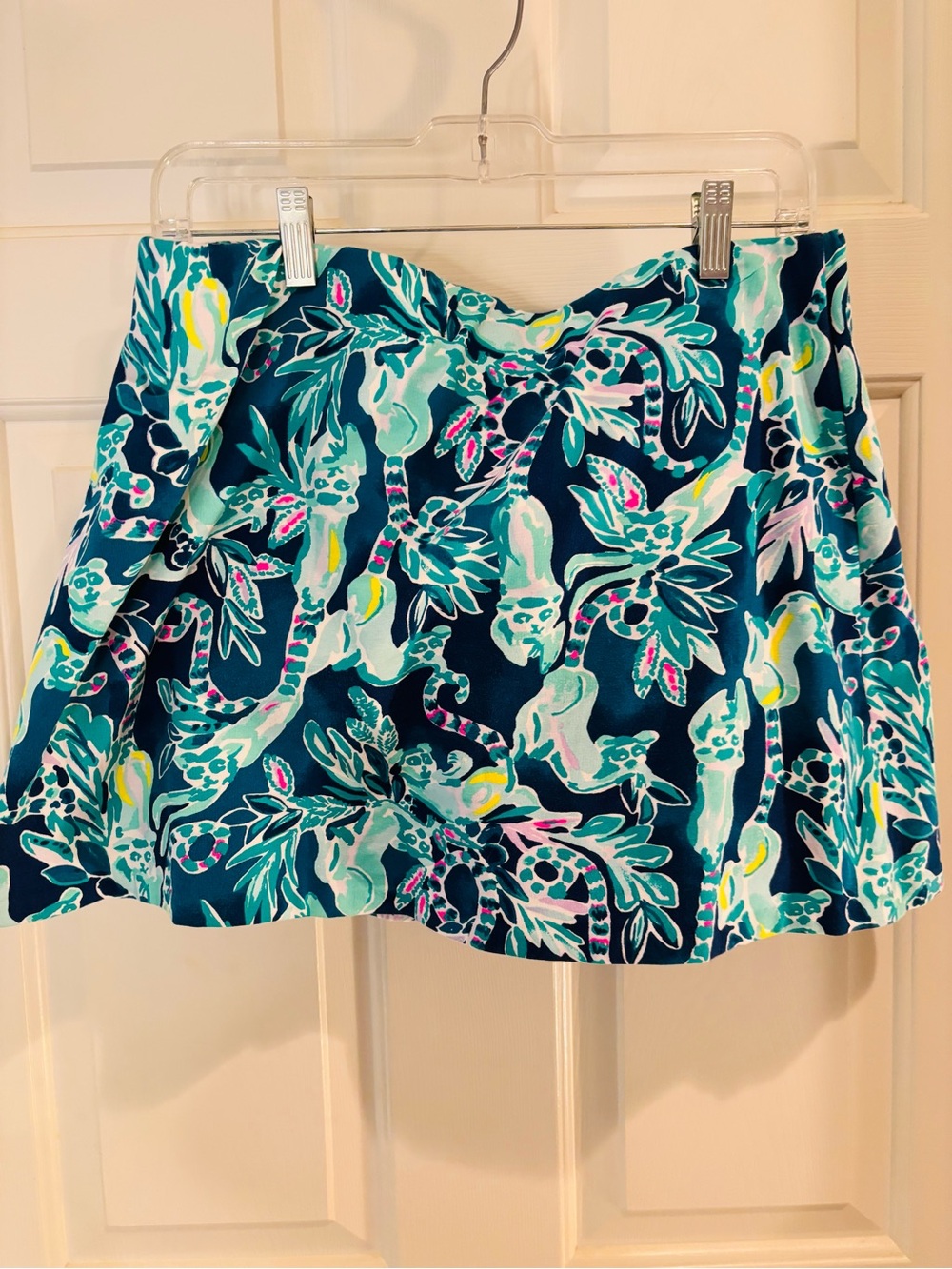 Lilly Pulitzer Madison Navy Tropical Floral Skort